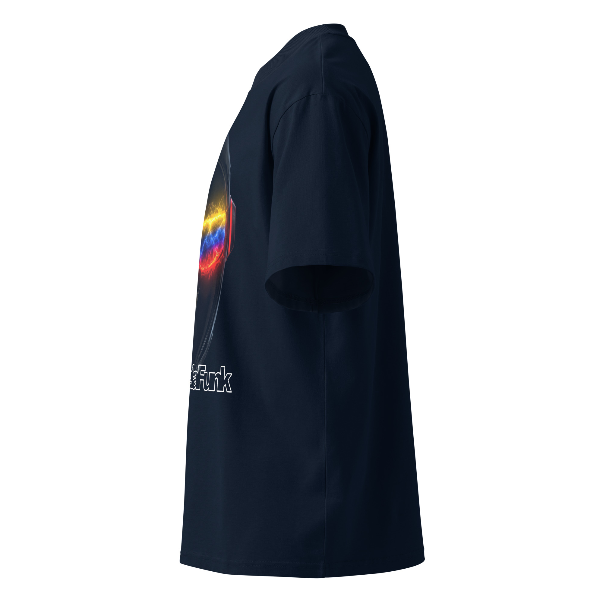 Unisex organic oversized high neck t-shirt - Image 4